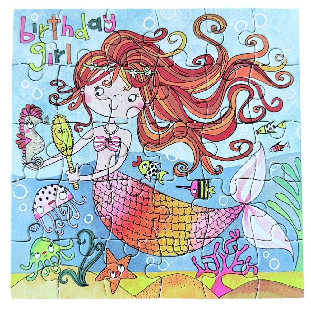 Small Mermaid Birthday Puzzle (E31)